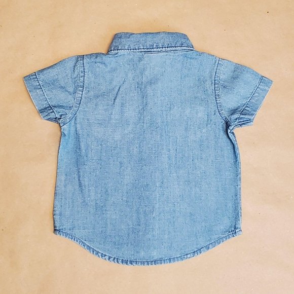 Carter's 2-Pc. Shirt & Shorts Set 9M Blue - Picture 3 of 15